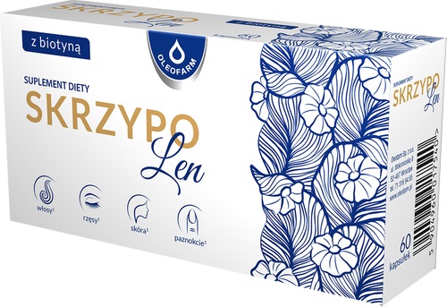 OLEOFARM SP. Z O.O. Skrzypolen z biotyną 60 kapsułek 8090621