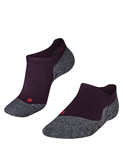 FALKE Kobiety Skarpety do biegania RU3 Comfort Invisible W IN Lyocell przeciw pęcherzom 1 Para, Czerwony (Grape Wine 8213), 35-36