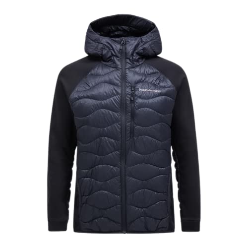 Peak Performance Męska bluza z kapturem Helium Down Hybrid Hoodie kurtka, czarna, M