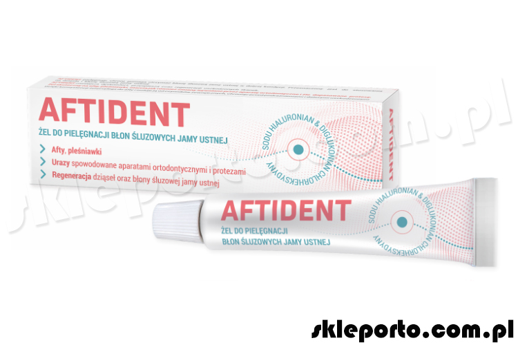 Aftident ochrona błony śluzowej żel ortodontyczny anty afta - Chema