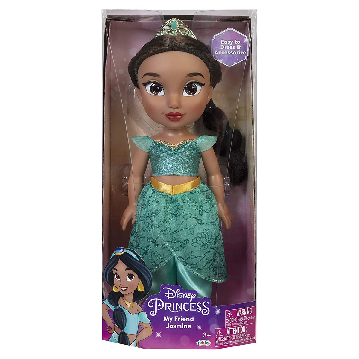 DISNEY PRINCESS Jasmine, lalka, 35 cm