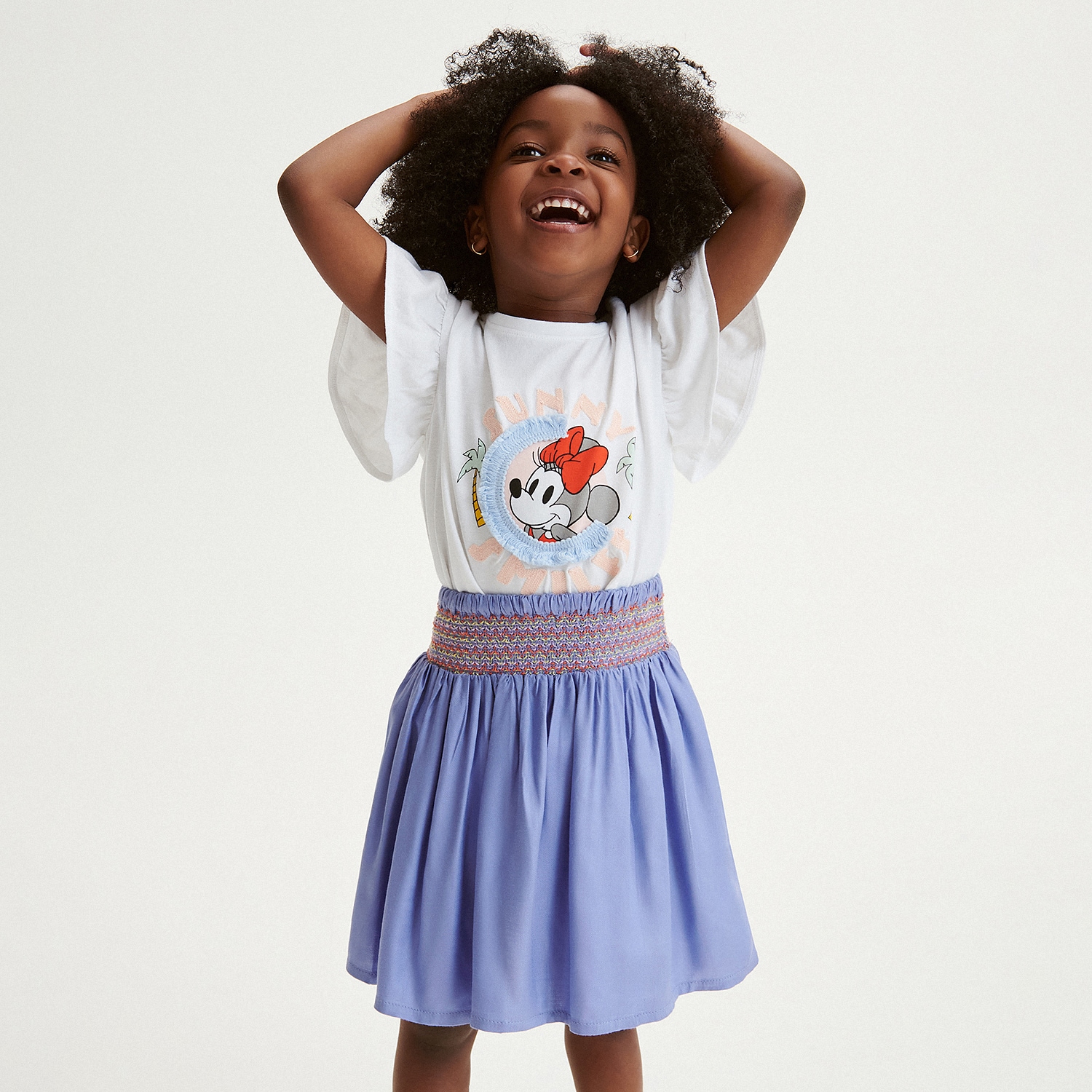 Reserved - Spódnica z wiskozy - Niebieski