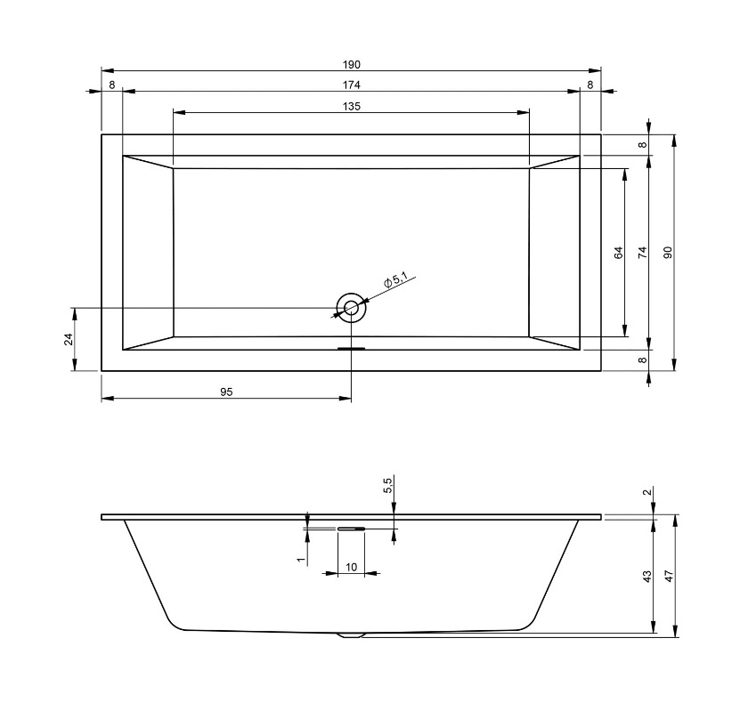 Riho Rethink Cubic Plug&Play Wanna prostokątna narożna 190x90 cm lewa z Riho Fall biała B10902300 - odbiór osobisty: Kraków, Warszawa
