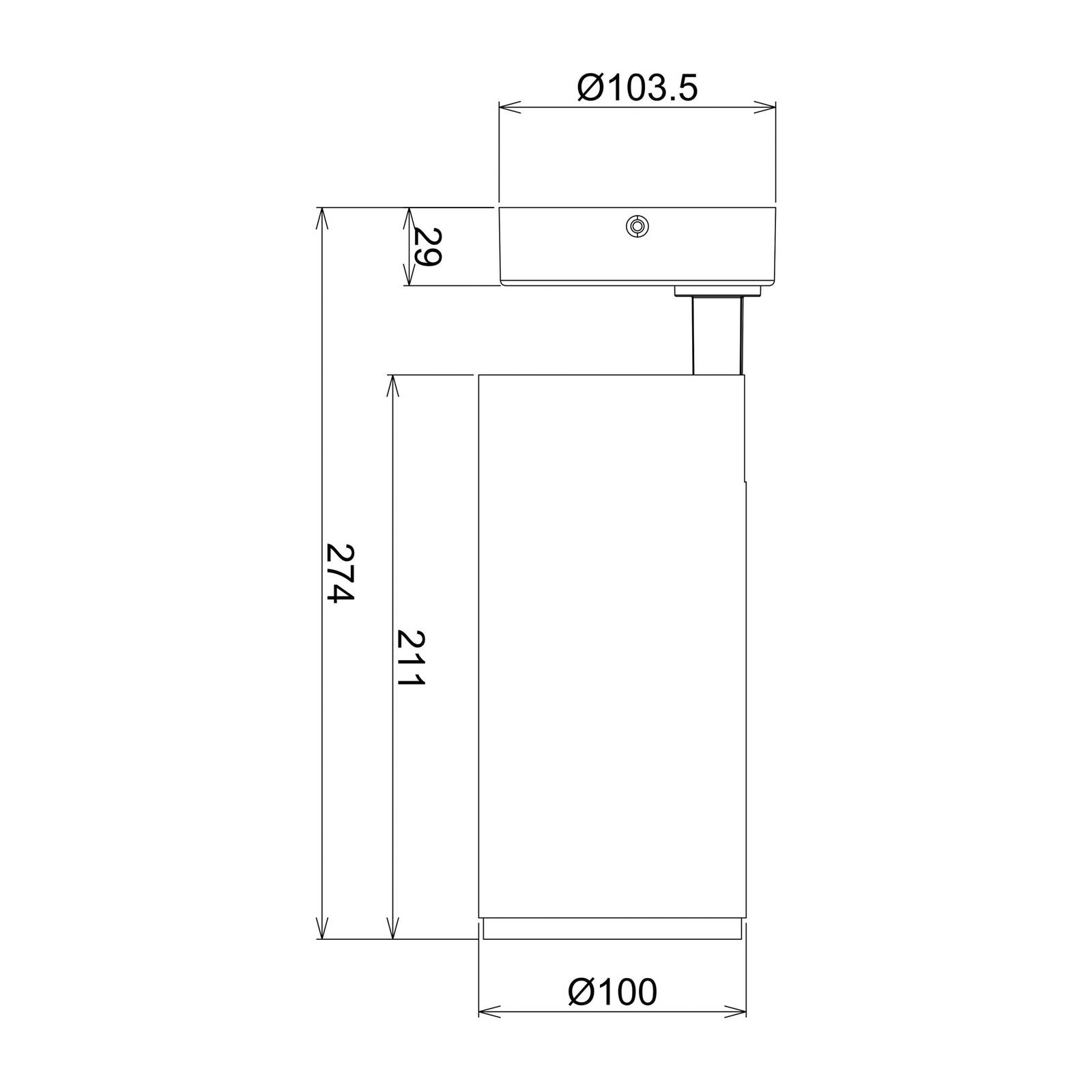 Deko-Light Reflektor sufitowy LED Lucea 30 W czarny