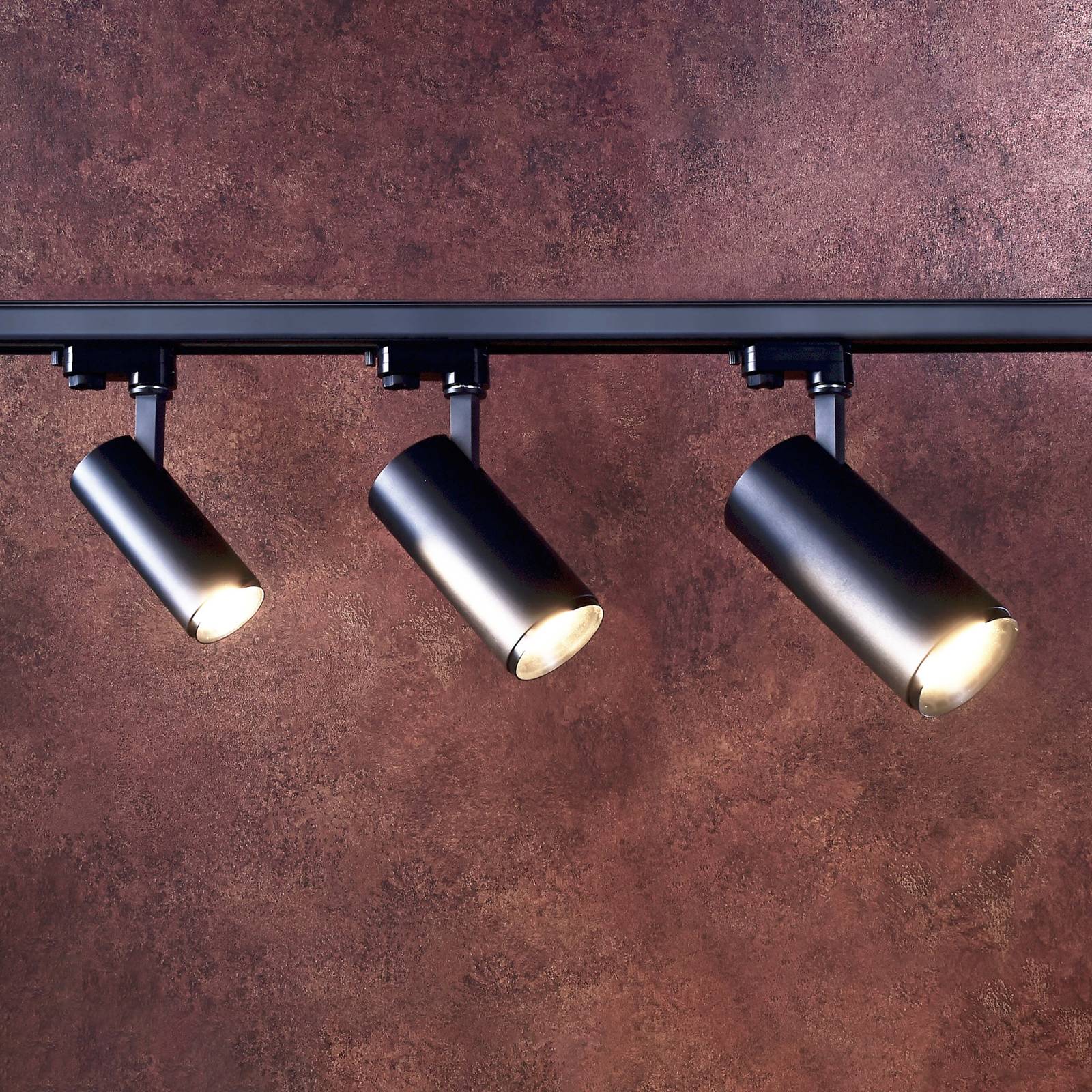 Deko-Light Reflektor szynowy LED Lucea 3-obwodowy 20W czarny