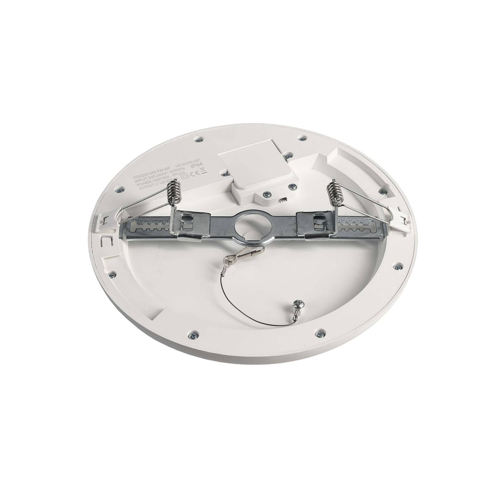 Deko-Light Lampa sufitowa wpuszczana LED Zaurak, biała, okrągła Ø 22 cm