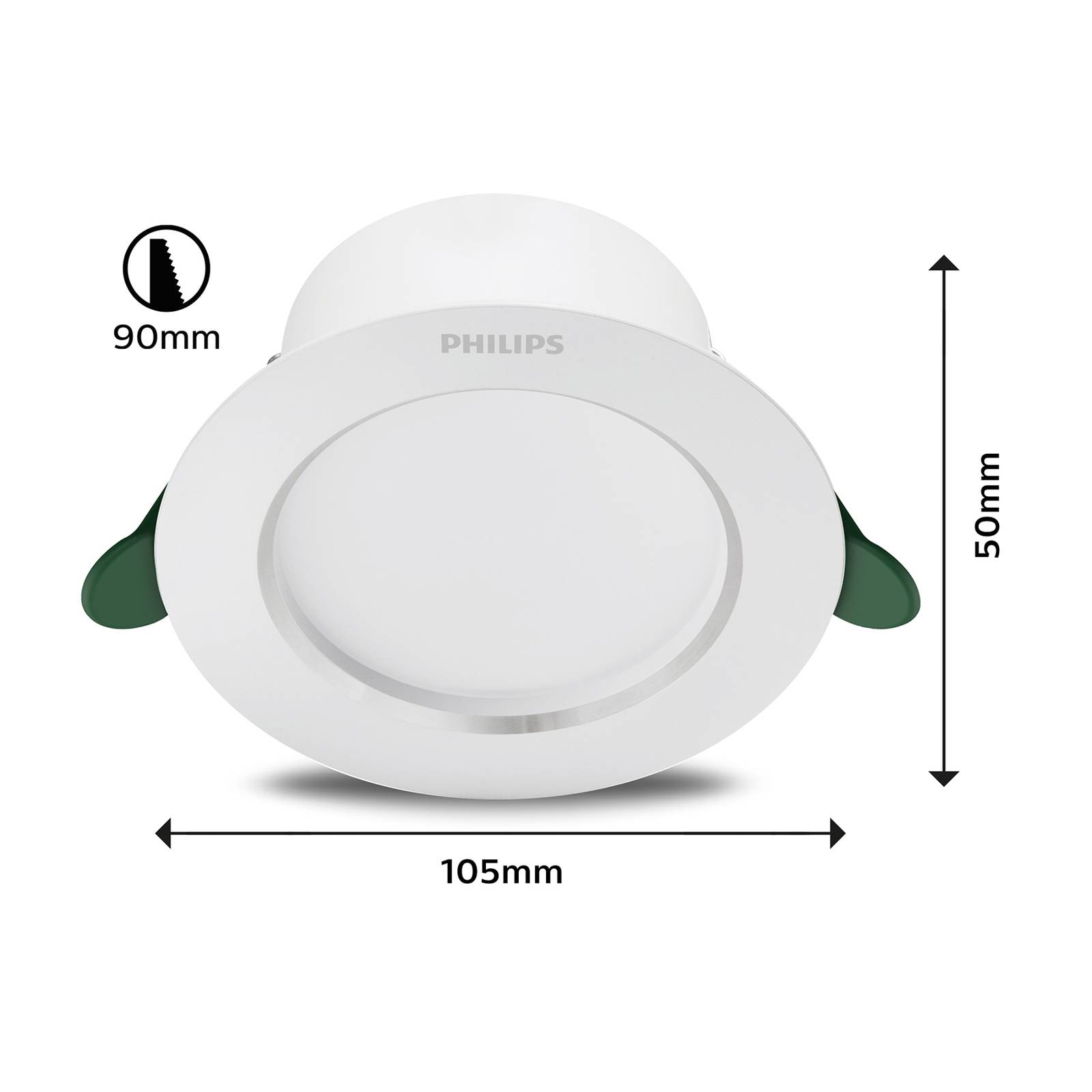 Philips Diamond Cut LED spot 10.5cm 400lm/2.2W 830
