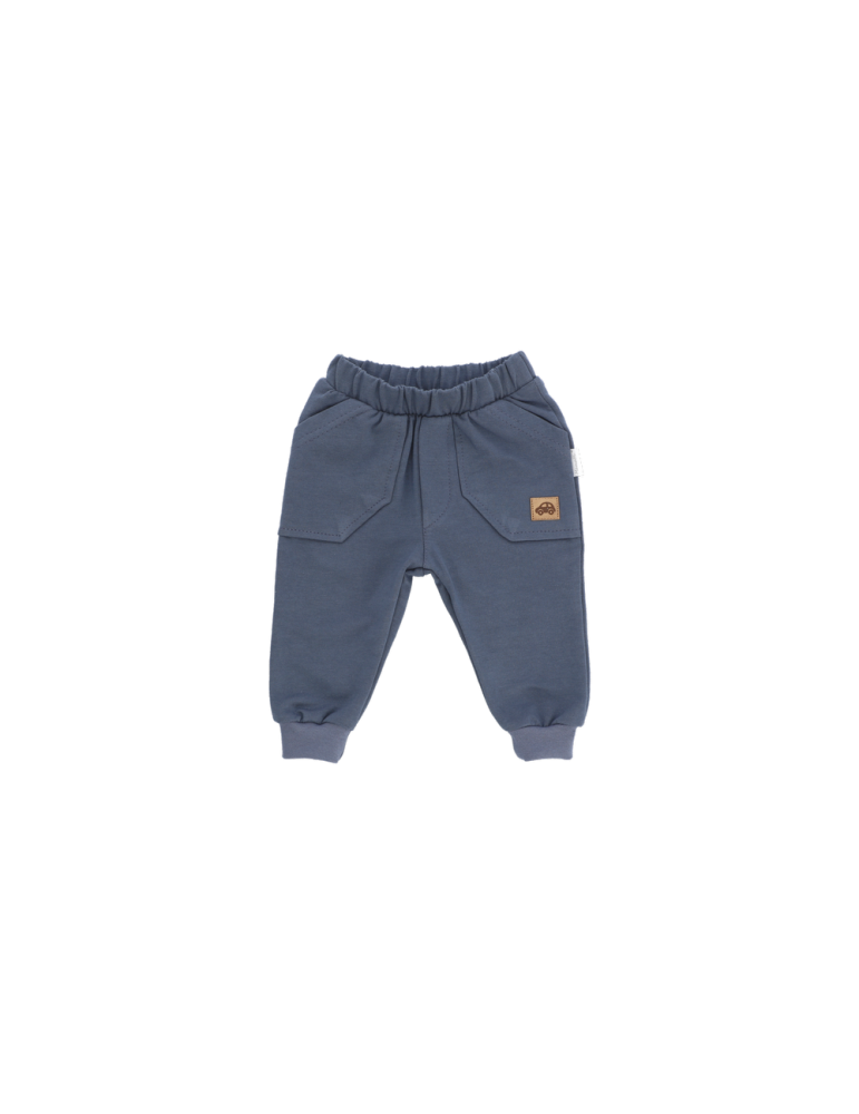 Mamatti Spodnie niemowlęce dresowe jeansowe, Rozmiar: 68