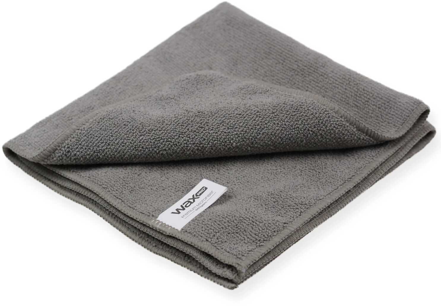 WaxPRO Premium Microfiber Grey - wielozadaniowa mikrofibra, 360gsm, 40x40cm