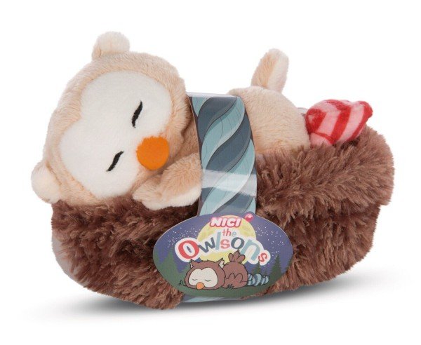 NICI Sowa Owluna 12 cm sleeping in nest