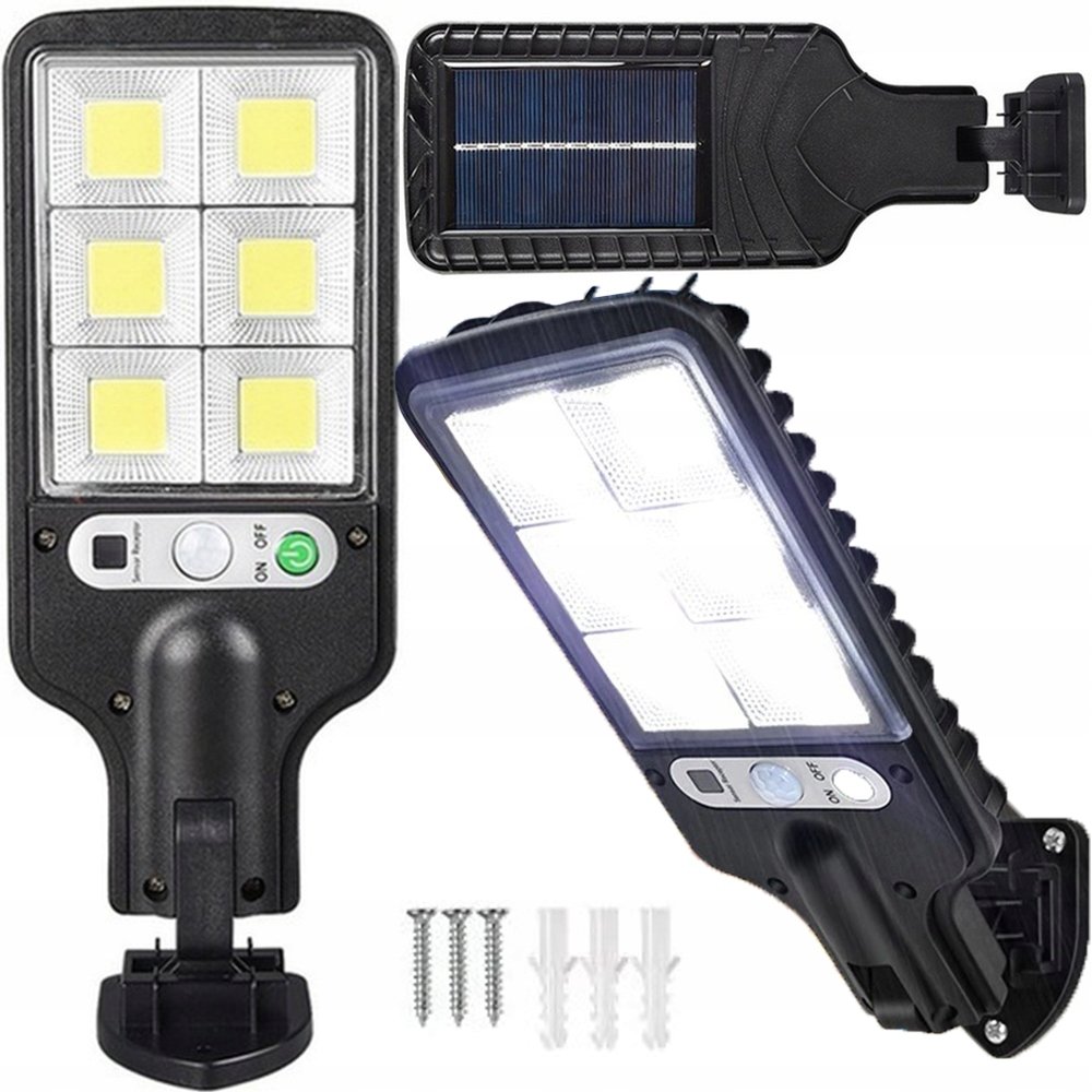 Lampa Solarna Led Z Czujnikiem Ruchu I Zmierzchu Kxk-010