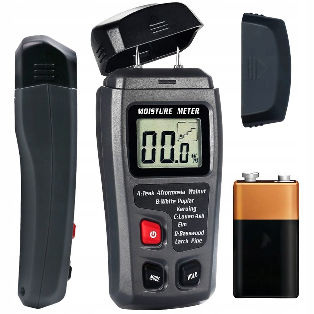 Miernik poziomu wilgotności drewna GM611