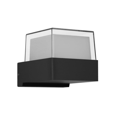 Ledowy kinkiet zewnętrzny Marti OWL-4642-3K Italux 5W 3000K IP54 czarny