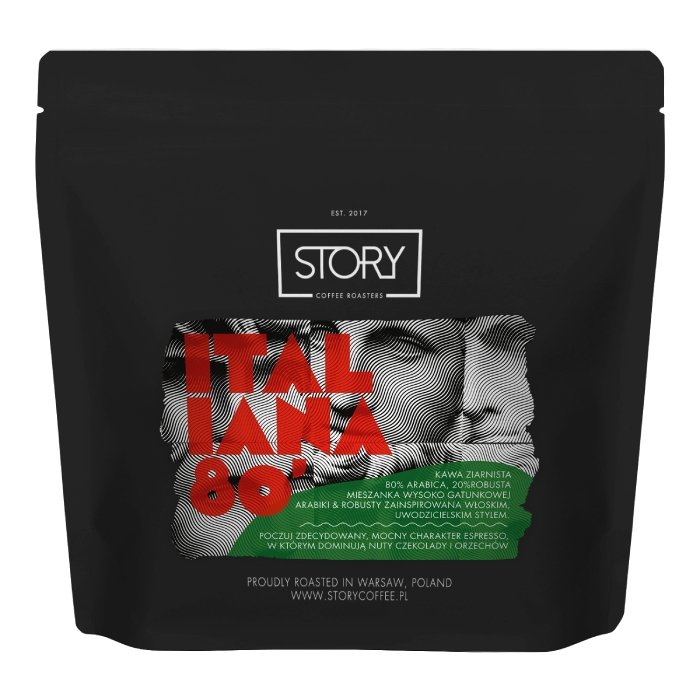 Kawa ziarnista Story Coffee Italiana 80' ESPRESSO 250g