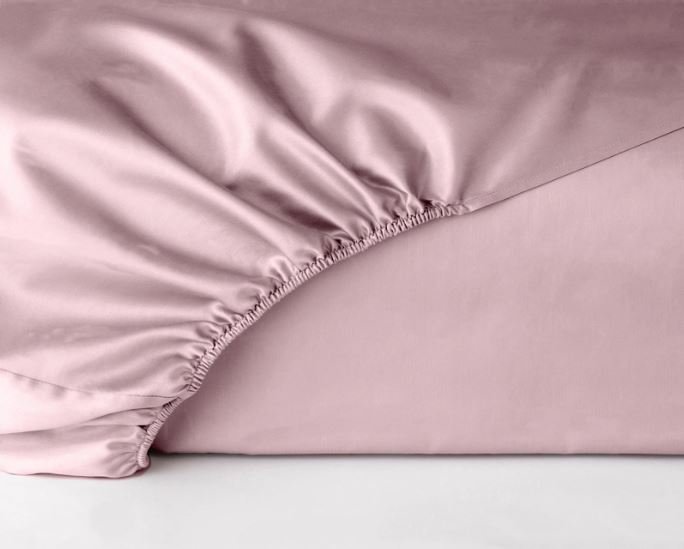 Prześcieradło Satynowe Flamingo Pink Z Gumką 180X200X25 Maro Home