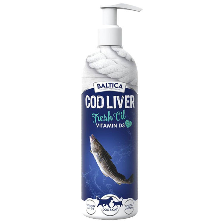 Baltica Tran wątroby dorsza Cod Liver Oil 400ml