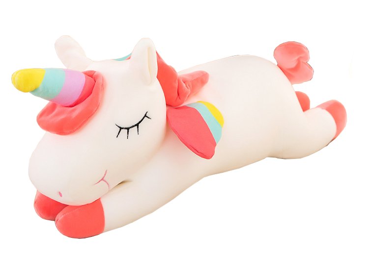 Duża Maskotka Jednorożec Pluszak Poduszka Zagłówek