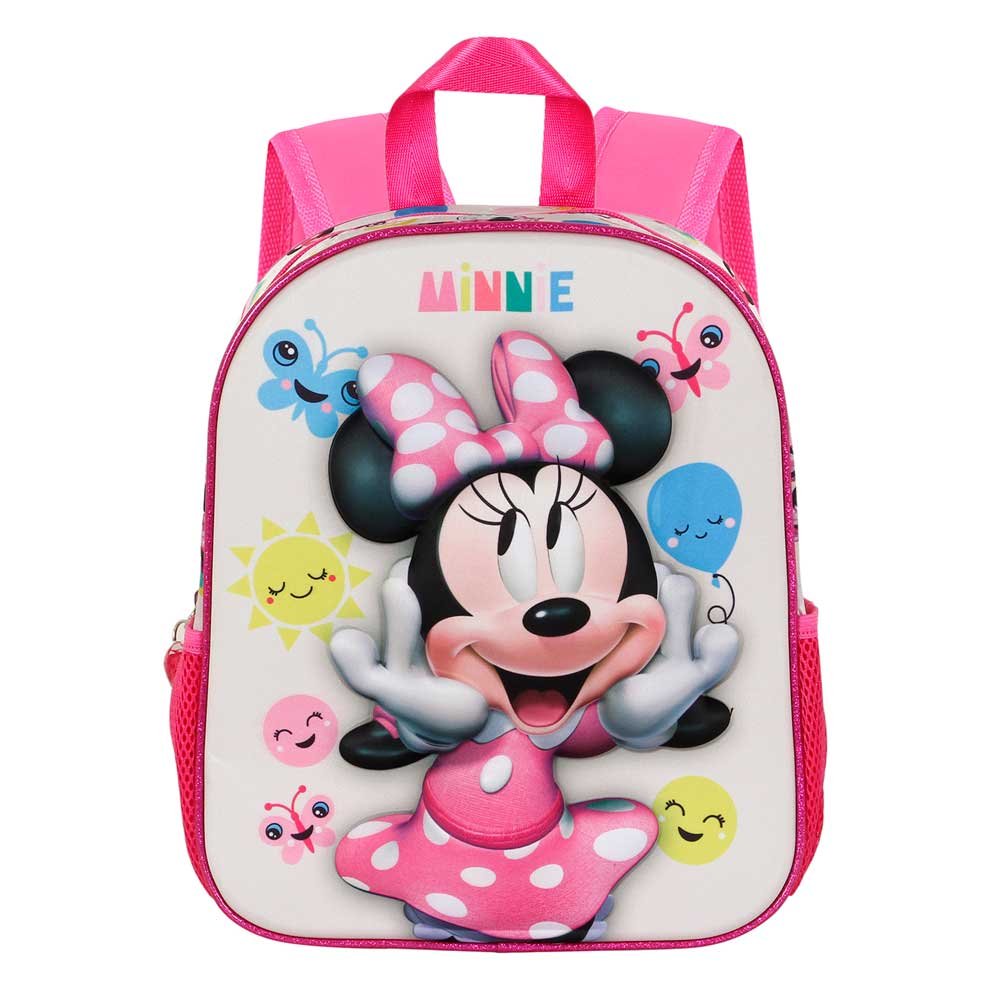 Minnie Maus Laugh-Mały plecak 3D, biały, Weiß, Mały plecak 3D Laugh