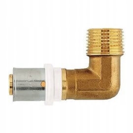 HERZ HERZ KOLANO Z GWINTEM ZEWNĘTRZNYM RUROWYM ŚR: 26X3 - R 3/4 - P 7126 12 P 7126 12