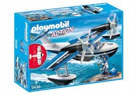 Playmobil Akcja - Police Seaplane 9436