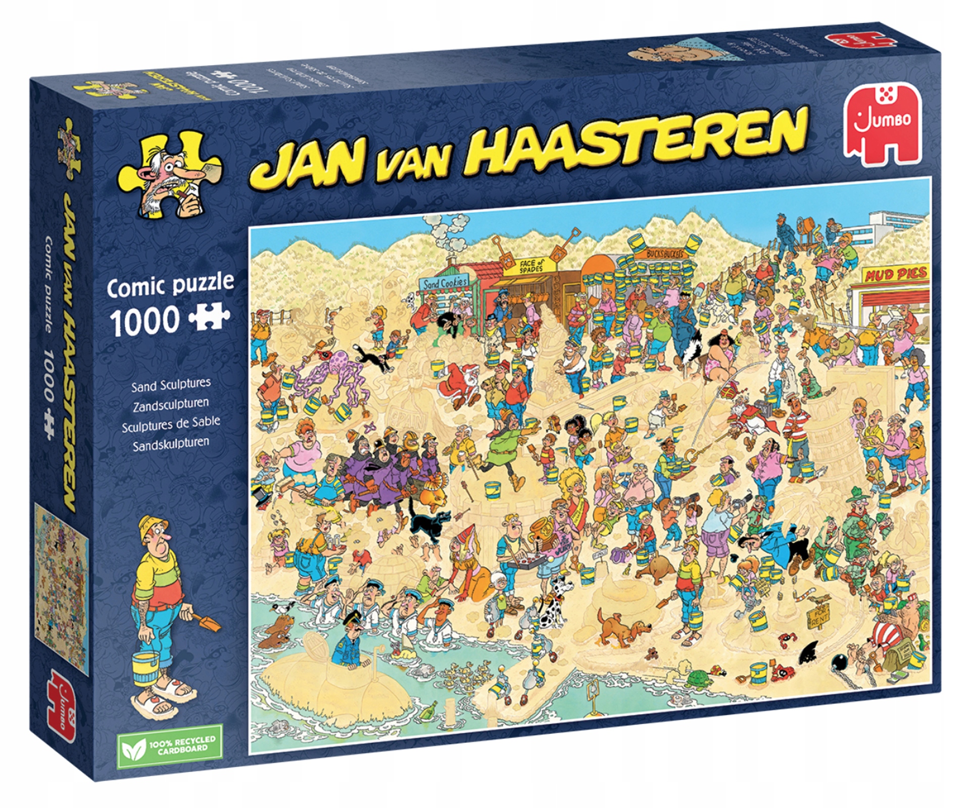 Puzzle, Jan van Haasteren, Rzeźby z piasku, 1000 el.