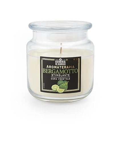 Świeca zapachowa w słoiku Aromaterapia - Bergamotka - Stymulator
