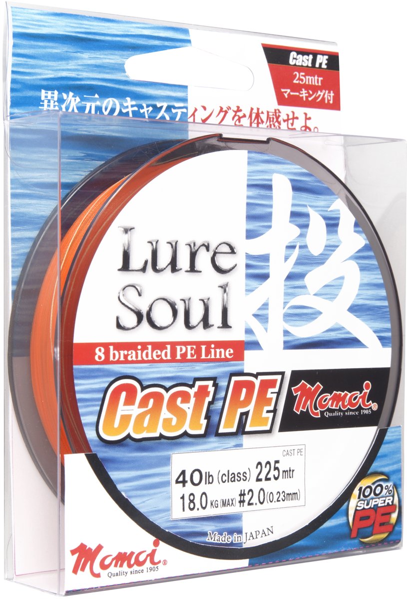 Momoi Plecionka Lure Soul Cast P.e. 150m 0.23MM
