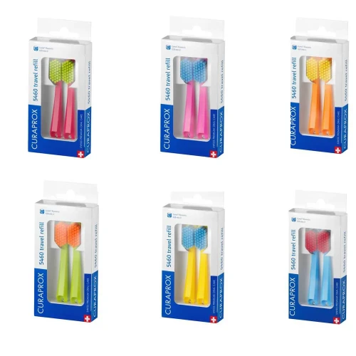 Curaprox Końcówki 5460 Travel Mix 2szt.