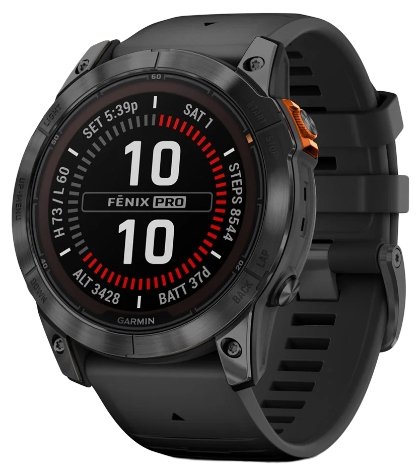 Garmin Fenix 7X Pro Solar Czarny