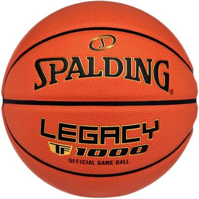 Spalding Piłka do koszykówki TF-1000 Legacy + Koszykarski kubek NBA MAX''IS