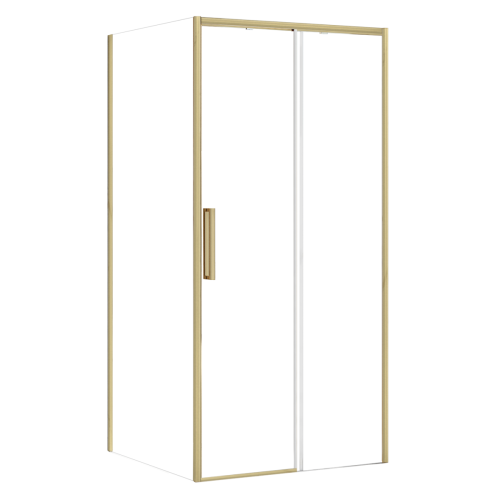 Drzwi prysznicowe Rea Rapid slide 120 złote szczotkowane - Dodatkowo 5% rabatu na kod REA5
