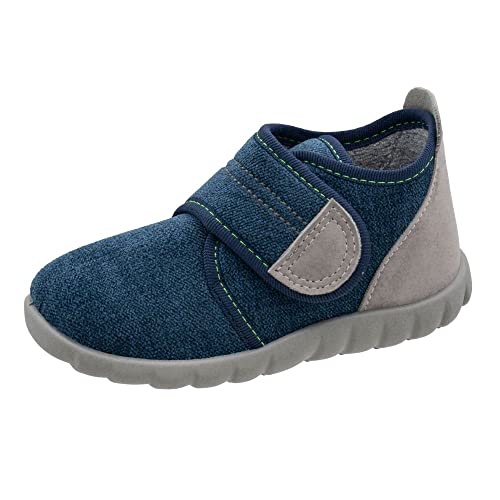 Fischer Markowe buty dla dziewcząt, dzieci, pantofle, kapcie, dżinsowy błękit 201, 21 EU