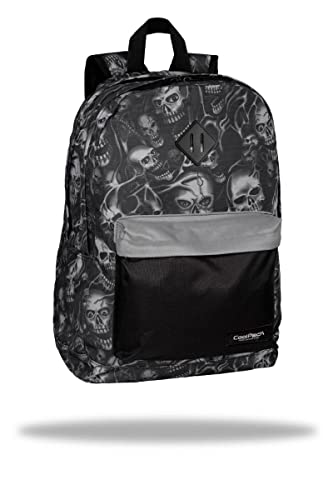 Coolpack Scout Plecak szkolny Unisex - Dla dzieci i młodzieży, Czaszki, 45,5 x 32,5 x 18 cm, designerski