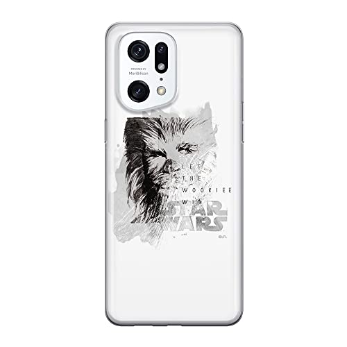 Etui Chewbacca 004 Star Wars Nadruk pełny Biały Producent: OPPO, Model: FIND X5 PRO
