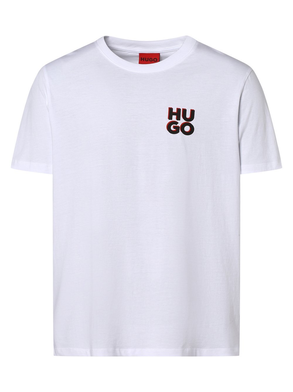 HUGO - T-shirty męskie pakowane po 2 szt.  HUGO-Dimento, czarny|biały