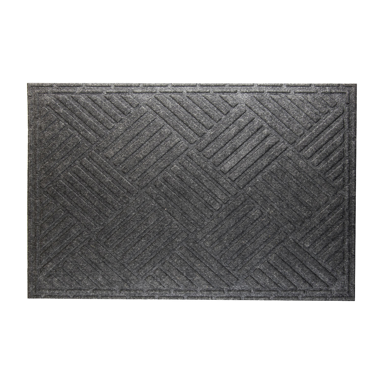 Wycieraczka materiałowa, 60 x 90 cm, szara