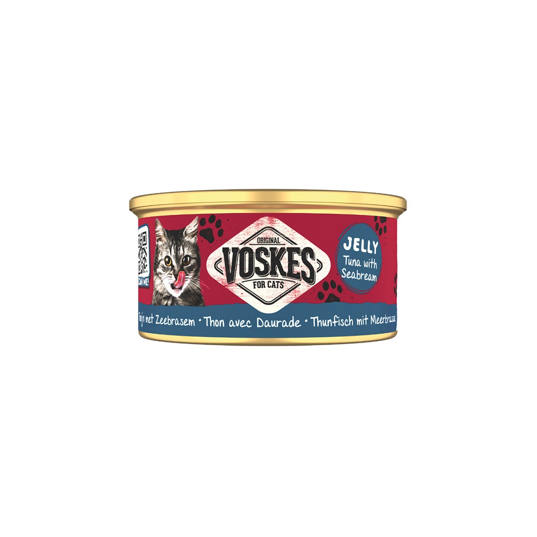 Voskes Tuńczyk z Doradą w Galaretce mokra karma dla kota waga 85 g