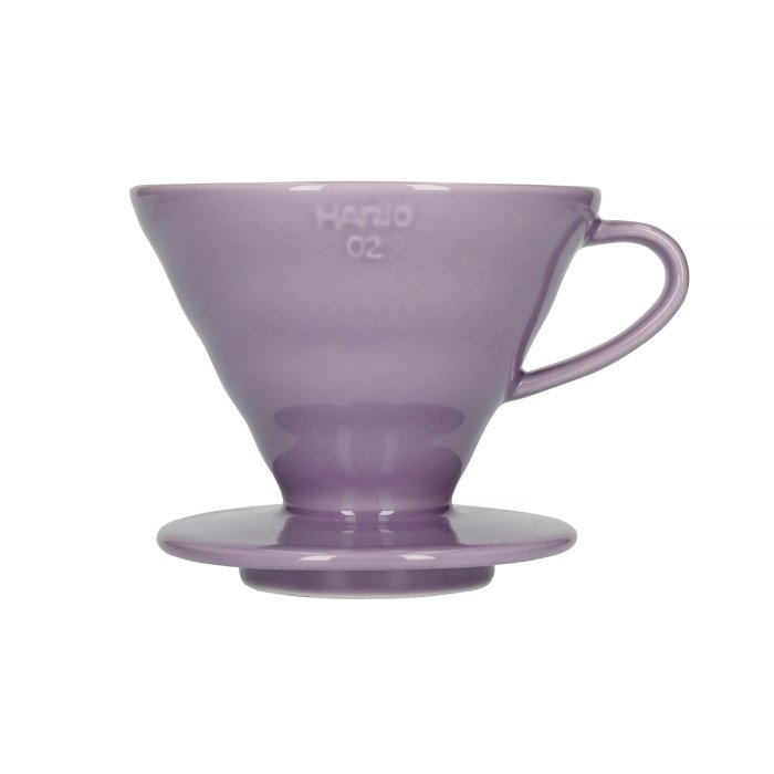 Ceramiczny Drip HarioV60-02 - Fioletowy