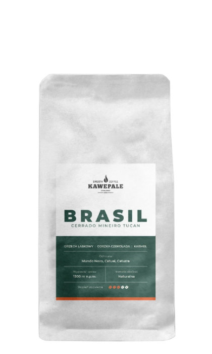 Kawa ziarnista KawePale Brasil Cerrado Mineiro Tucan 250g