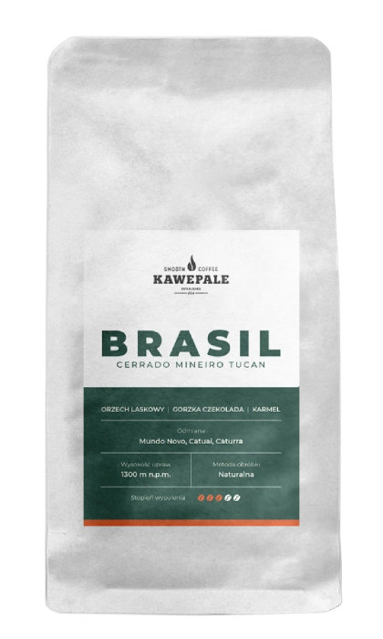 Kawa ziarnista KawePale Brasil Cerrado Mineiro Tucan 1kg