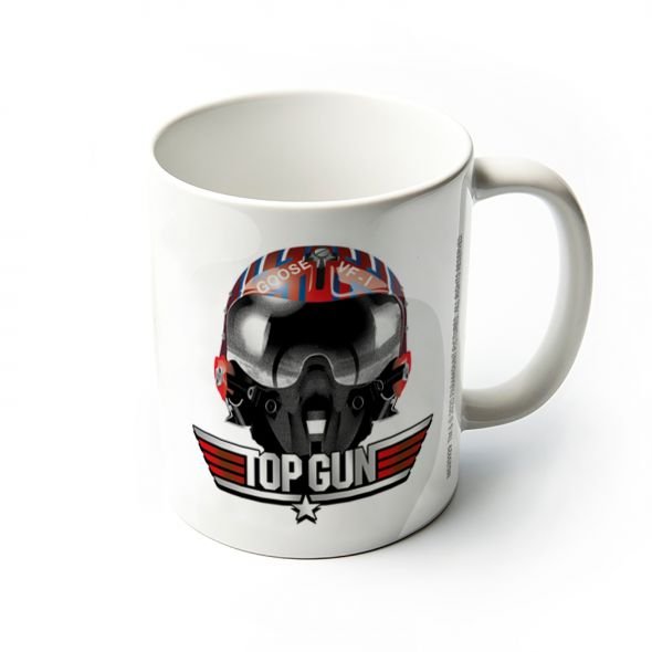 Kubek PYRAMID POSTERS, Top Gun (Goose Helmet), biały, 300 ml