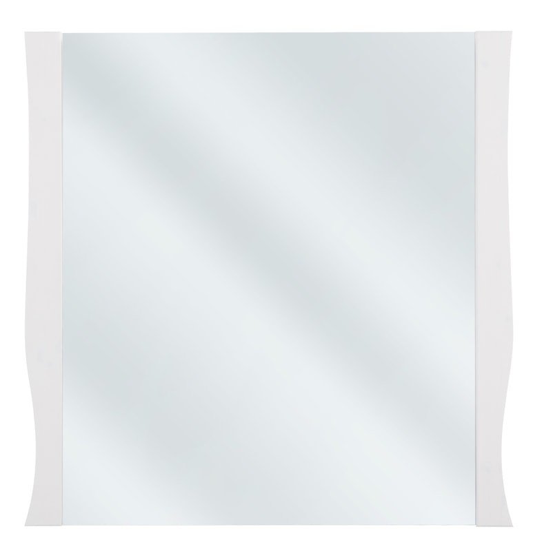 ELISABETH Elisabeth 841-lustro 80 szafka łazienkowa, drewno, malowane na biało, 2 x 80 x 80 cm 841