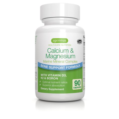 Igennus Igennus Igennus Wapń i magnez z alg morskich 90 kapsułek IG293