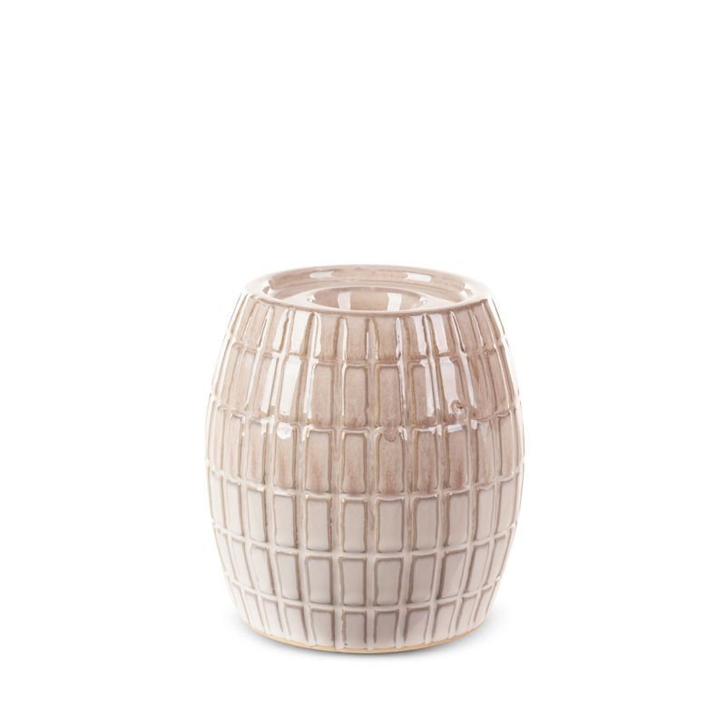 Świecznik Ceramiczny Edna 13X13X15 Kremowy