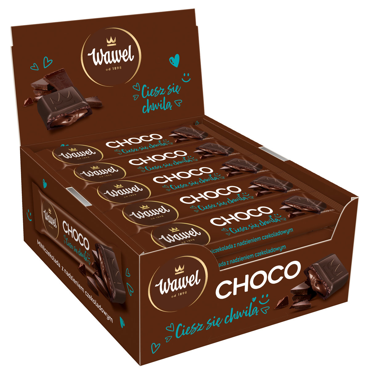 Display MINIczekolada Choco Wawel 40g 30 sztuk