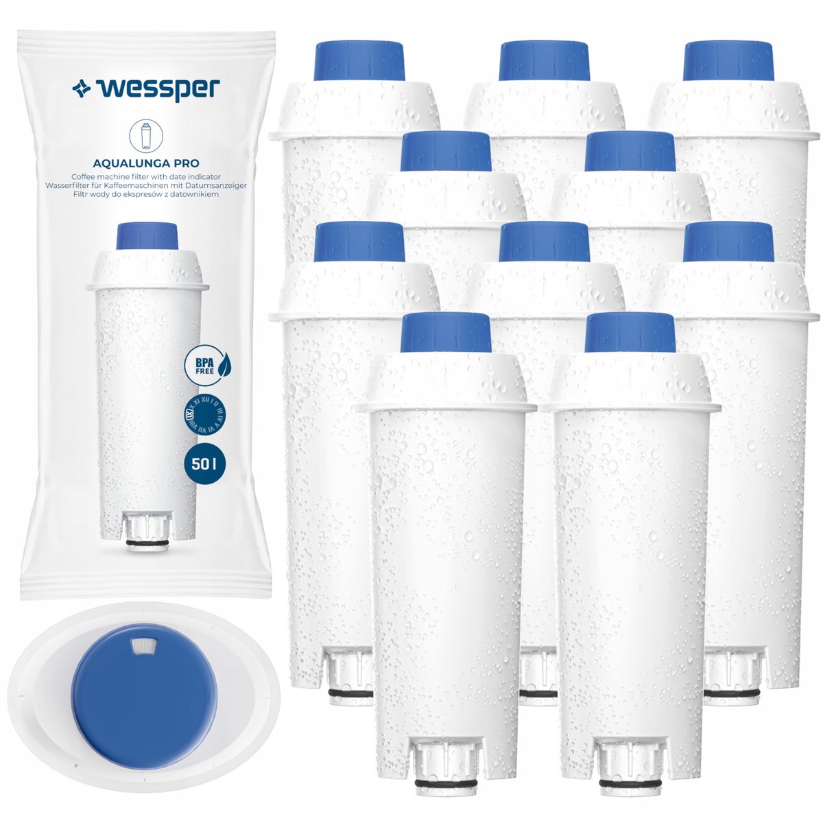 10X Filtr Do Ekspresu Delonghi Eletta Ecam
