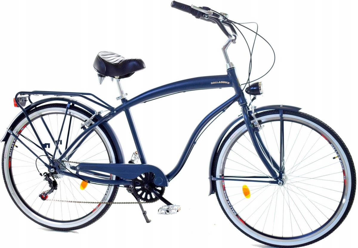 Dallas Bike Cruiser 7Spd Alu 28 cali Męski Niebieski