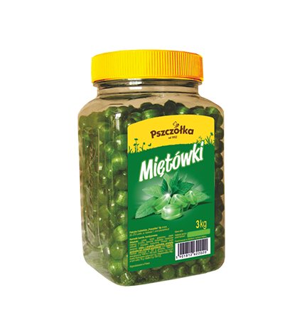 Pszczółka Cukierki Miętówki Słój 3kg CPSZ.9410