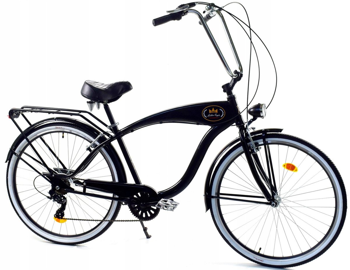 Dallas Bike Cruiser 7spd GE 28 cali Męski Czarny