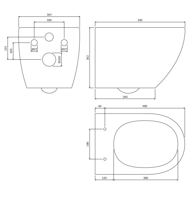 Omnires Ottawa Comfort toaleta WC bez kołnierza 54x37 cm + deska wolnoopadająca biała OTTAWACMWBP - odbiór osobisty: Kraków, Warszawa